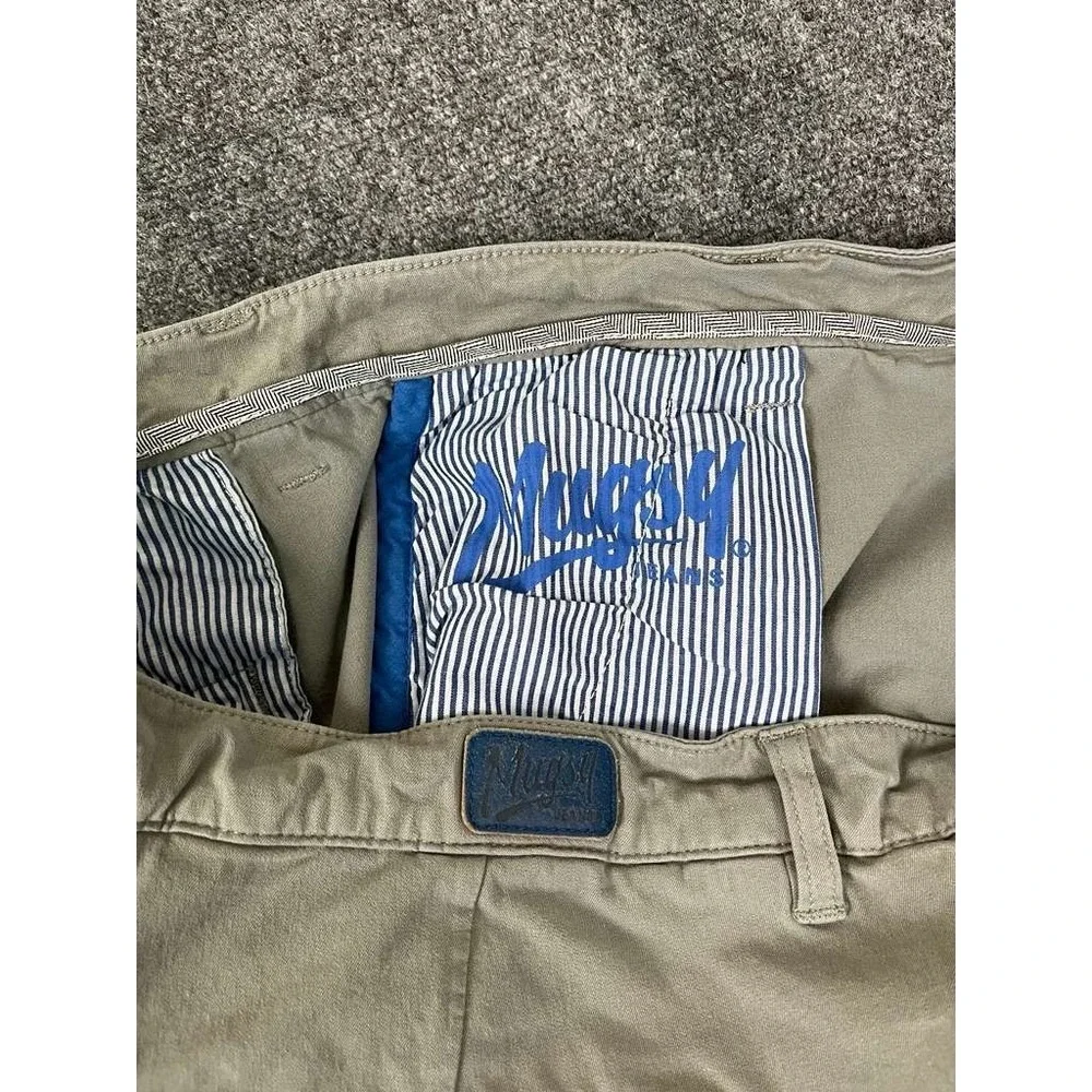 Mugsy Jeans Damen Shorts Mens 42 Green Stretch Chino Casual 8 Inch Inseam Summer